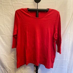 Coldwater Creek Red Long Sleeve
